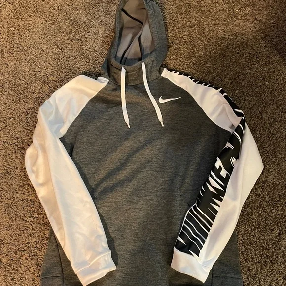 Nike black and grey hoodie - Picture 1 of 2